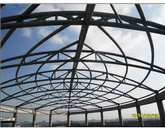 五指山中煤朔州宾馆管桁架工程